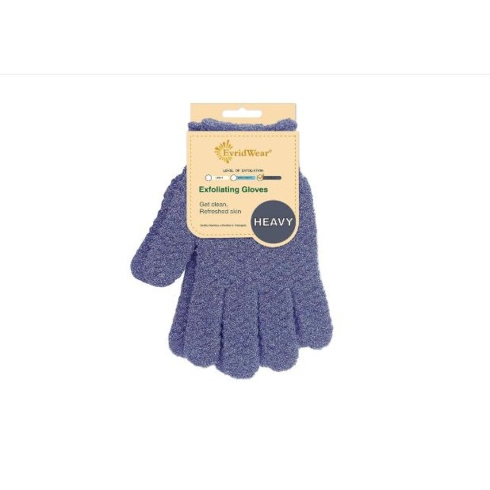 Exfoliating Dual Texture Bath Heavy Gloves for Shower Spa Massage Purpose